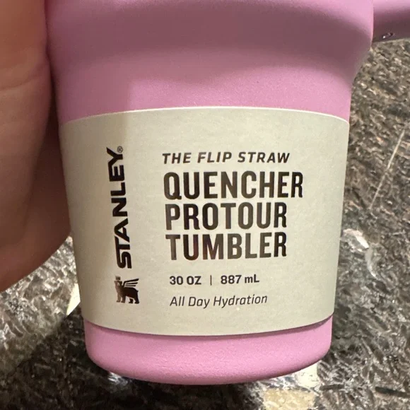 Stanley The Flip Straw Quencher Protour Tumbler- 30oz. Soft Orchid color - Picture 2 of 7